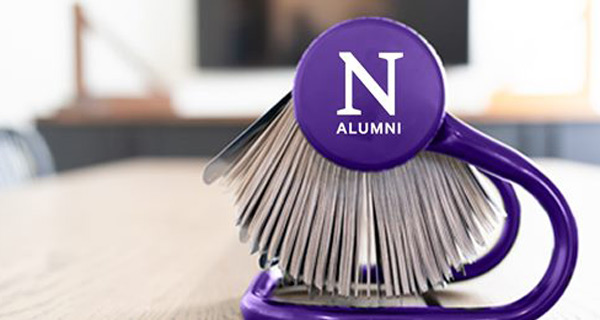 Graphic of Northwestern Alumni logo