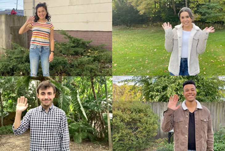 Collage of alumni students