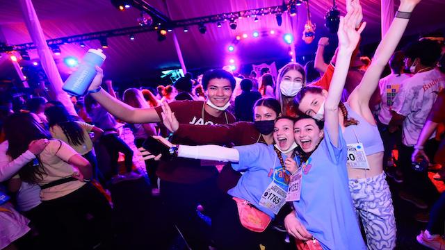 Students dancing at Dance Marathon