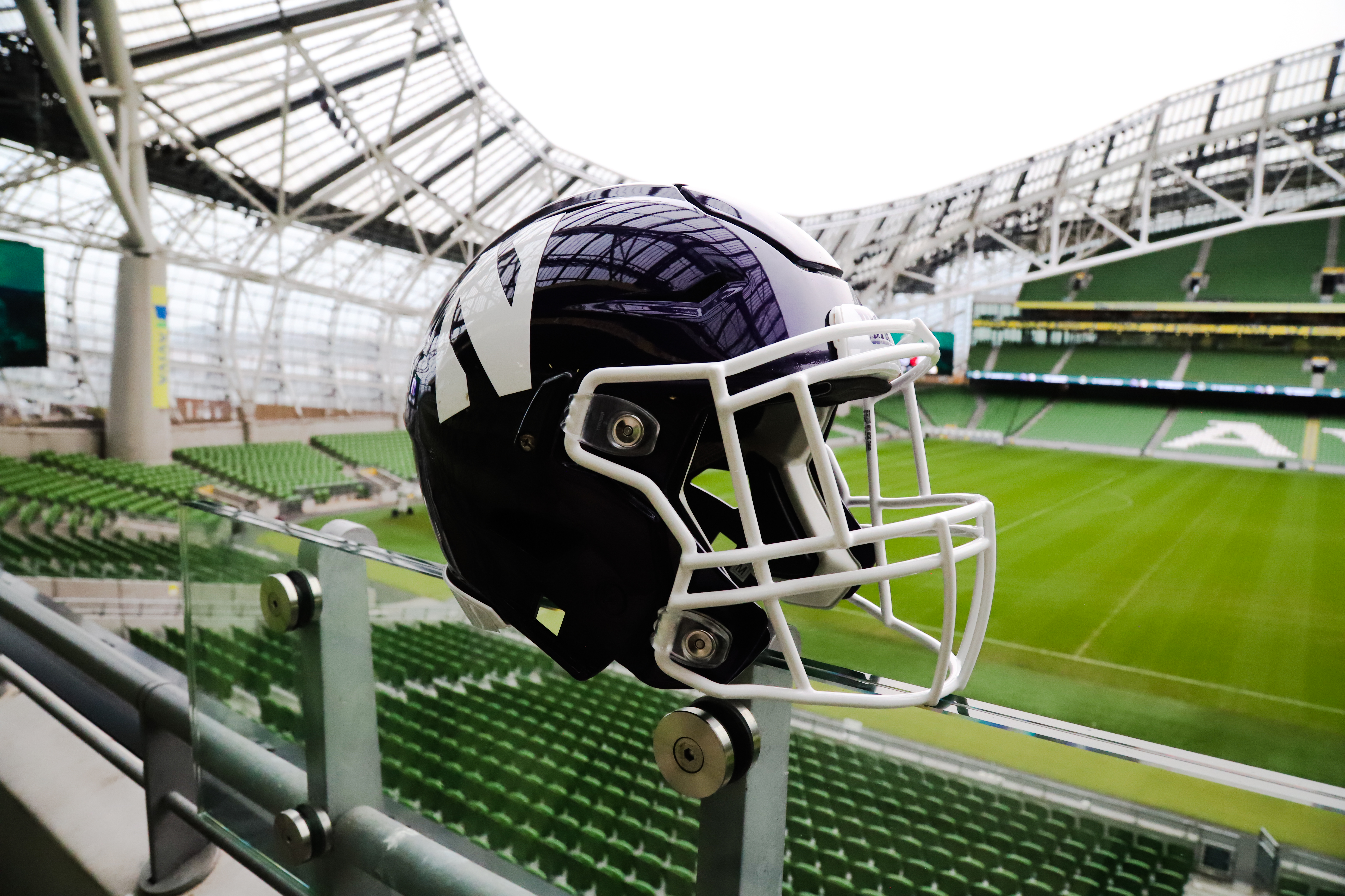 Northwestern university football helmet