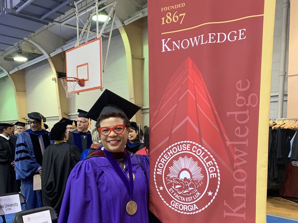 Alumni attending a ceremony