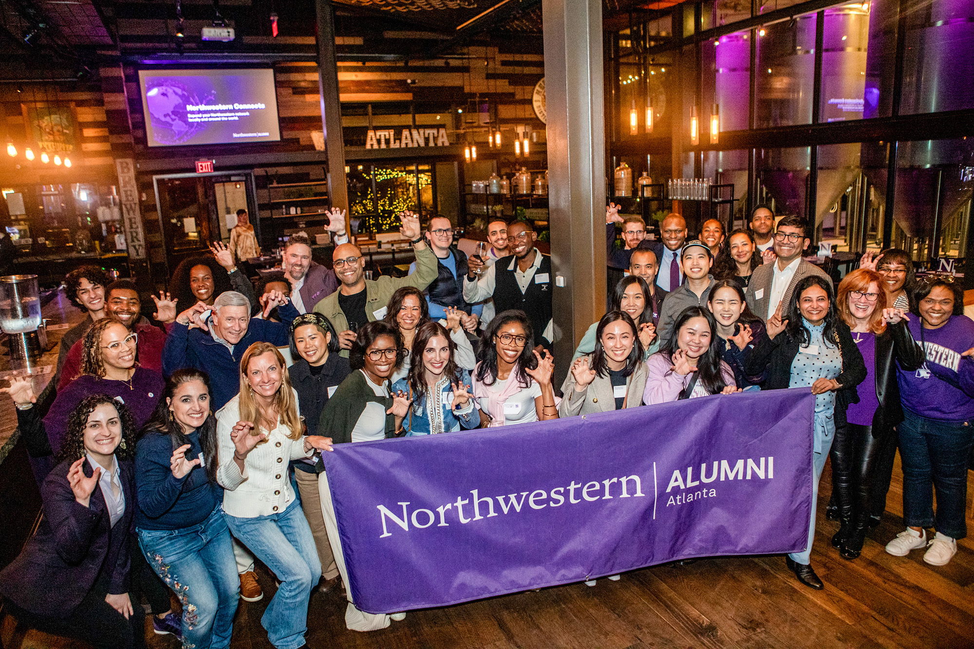 Alumni at Connects event