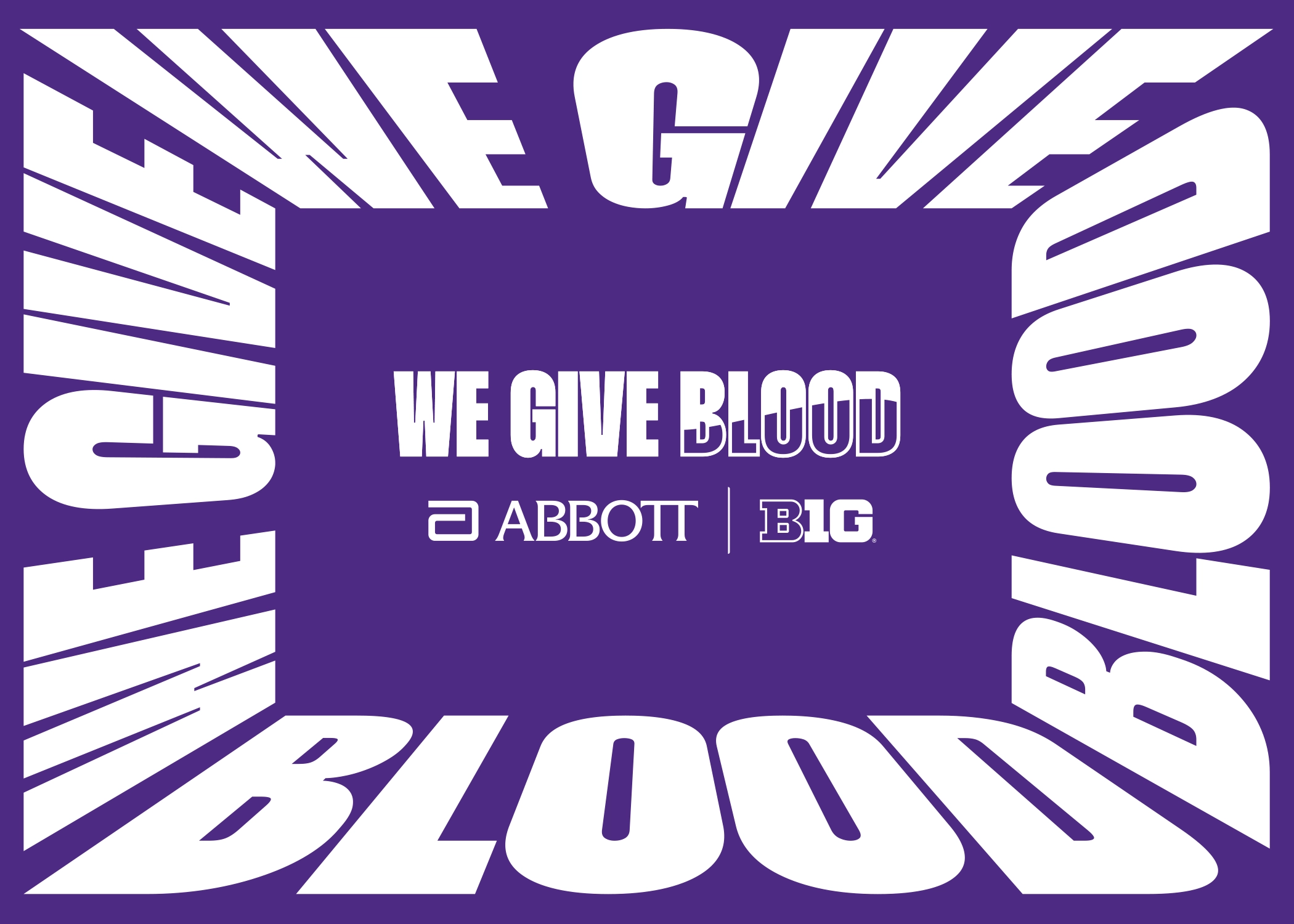 Northwestern Blood Drive Graphic