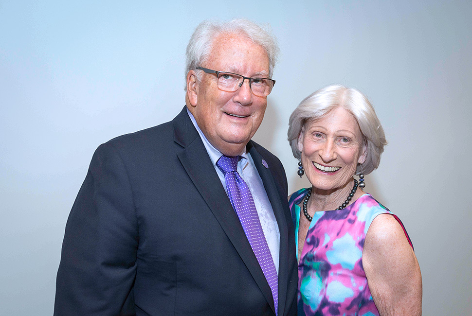 Thomas Z. Hayward Jr. and his wife, Sally Madden Hayward